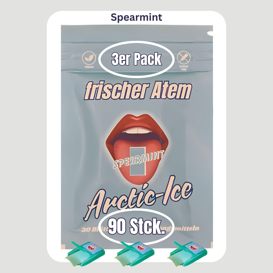 3er Pack, Arctic-Ice Spearmint 90 Blättchen