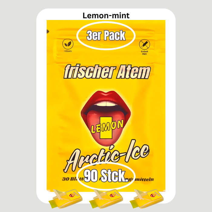 3er Pack Arctic-Ice Lemon   90 Blättchen
