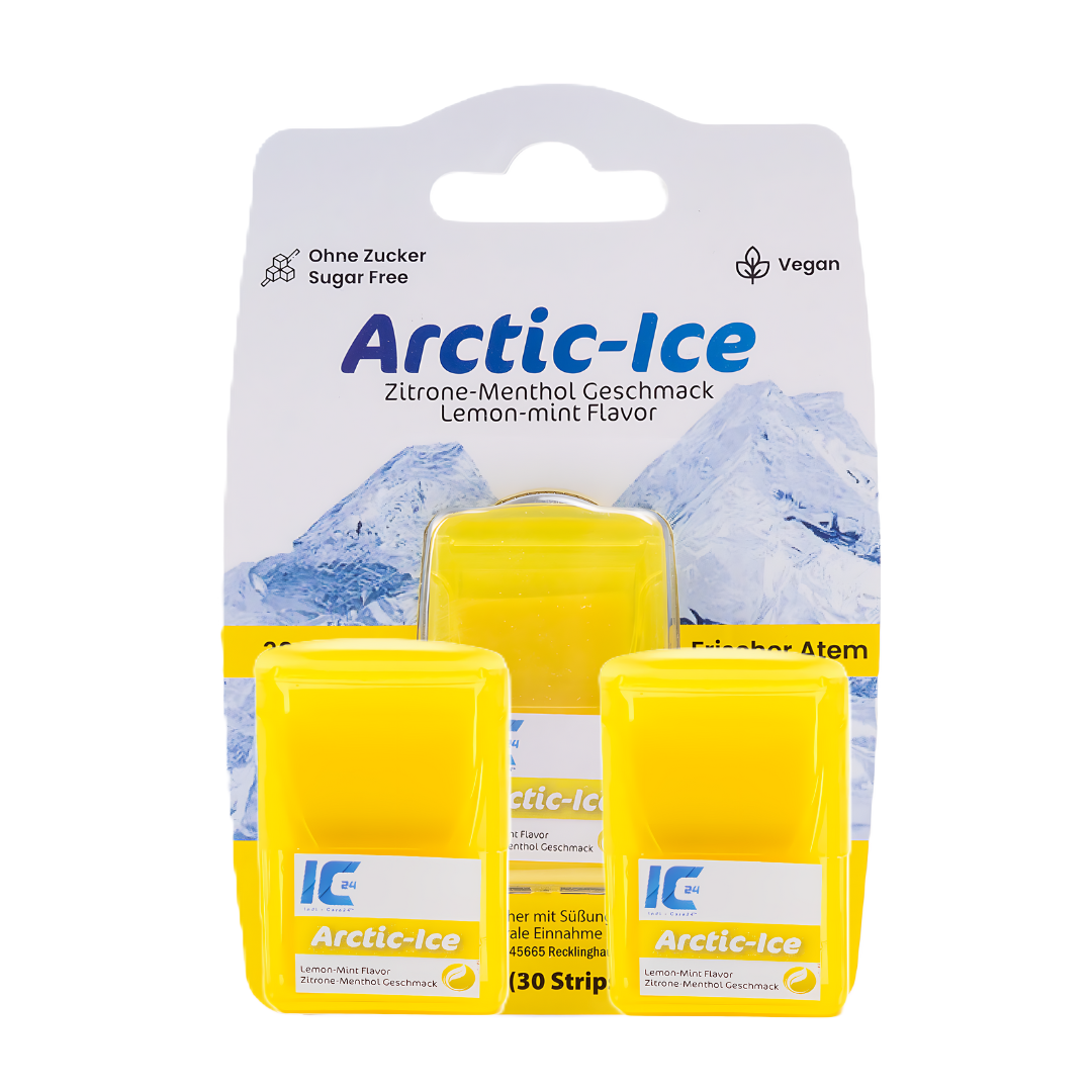 3 X Arctic-Ice Lemon   90 Blättchen