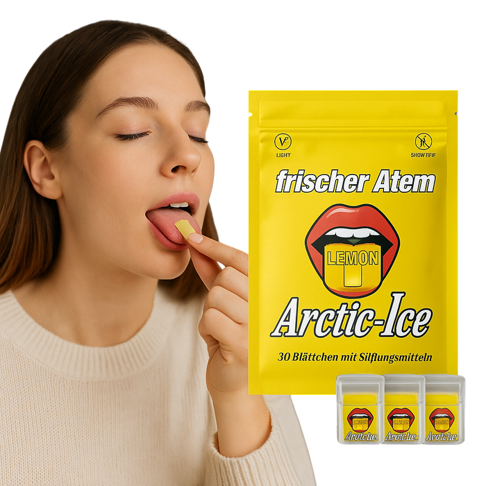 3er Pack Arctic-Ice Lemon   90 Blättchen
