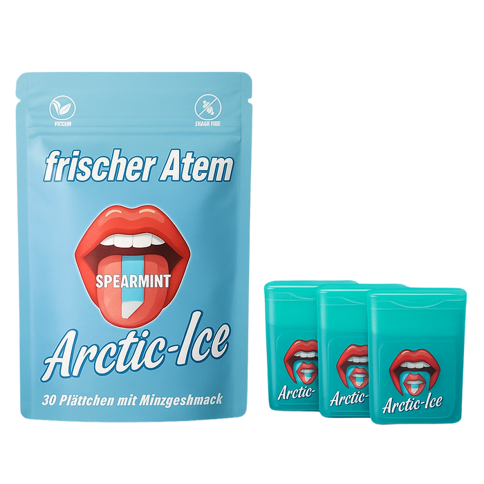 3er Pack, Arctic-Ice Spearmint 90 Blättchen