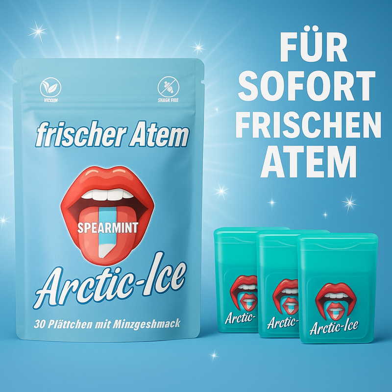 3er Pack, Arctic-Ice Spearmint 90 Blättchen