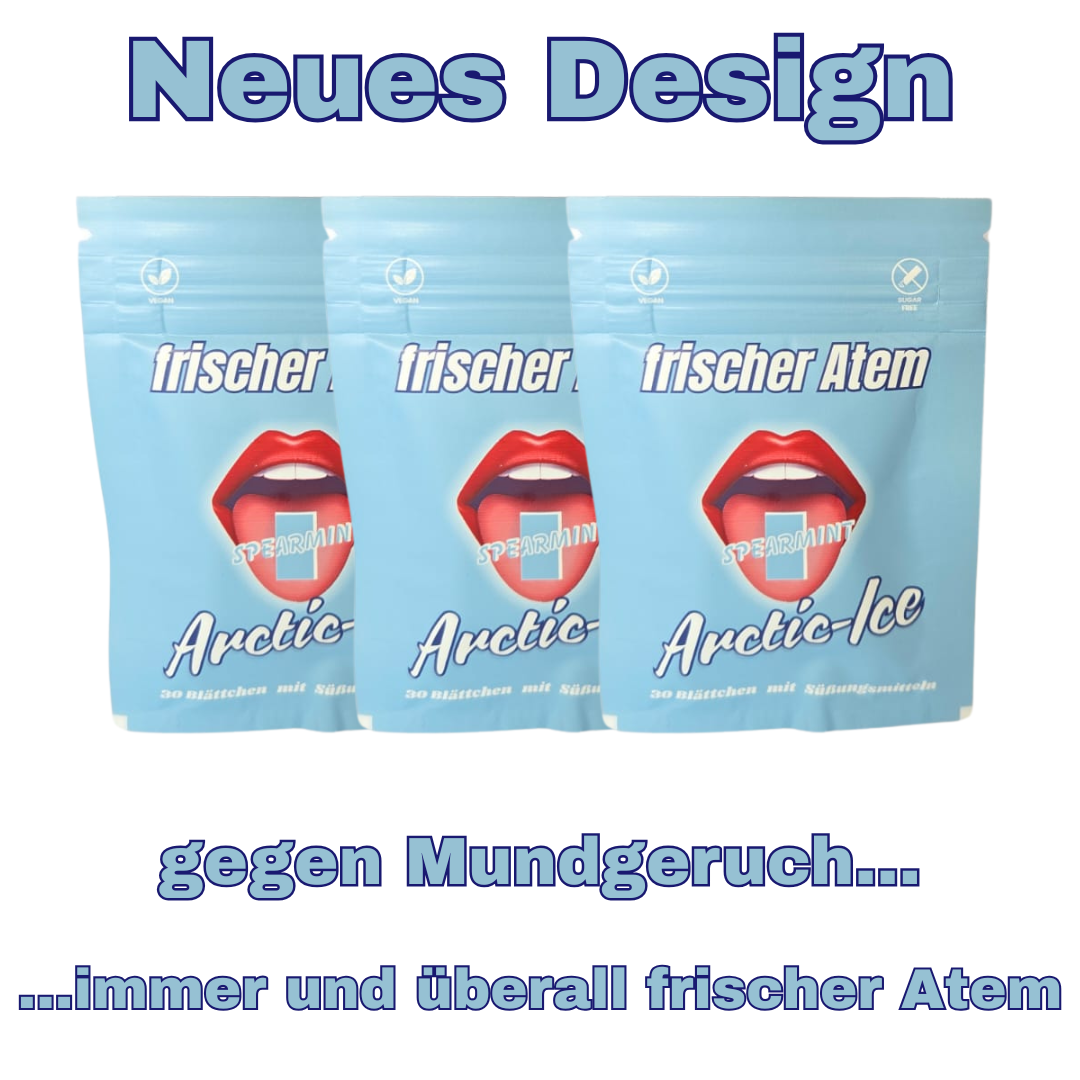 3er Pack, Arctic-Ice Spearmint 90 Blättchen