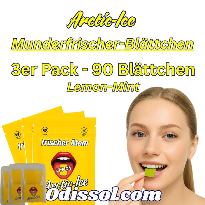 3er Pack Arctic-Ice Lemon   90 Blättchen
