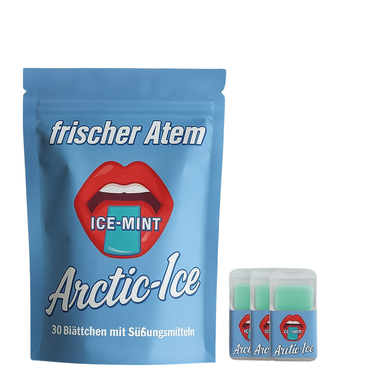 3er Pack Arctic-Ice Mint   90 Blättchen